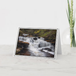 Tarjeta Cataratas de Delaware - otoño de 2018