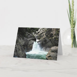 Tarjeta Cataratas del río Roaring, Cañón del Rey, CA