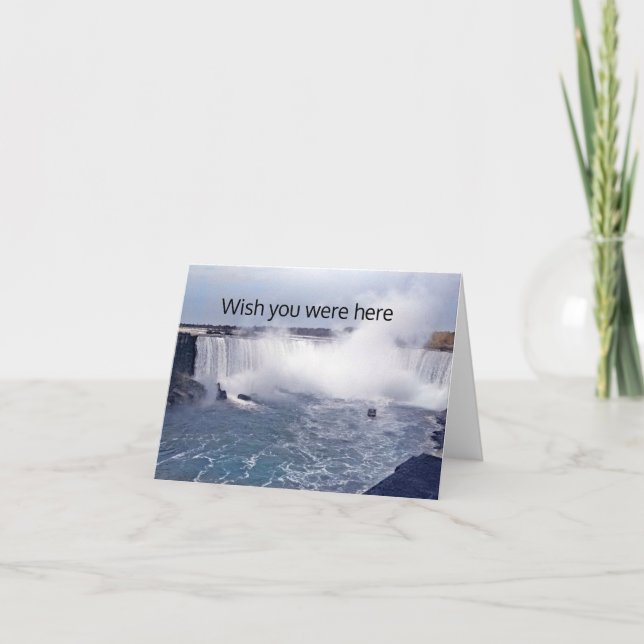 Tarjeta Cataratas Horseshoe (Anverso)