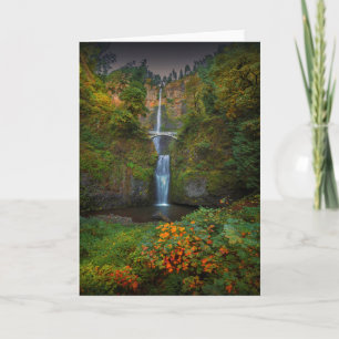 Tarjeta Cataratas Multnomah   Desfiladero del río Columbia