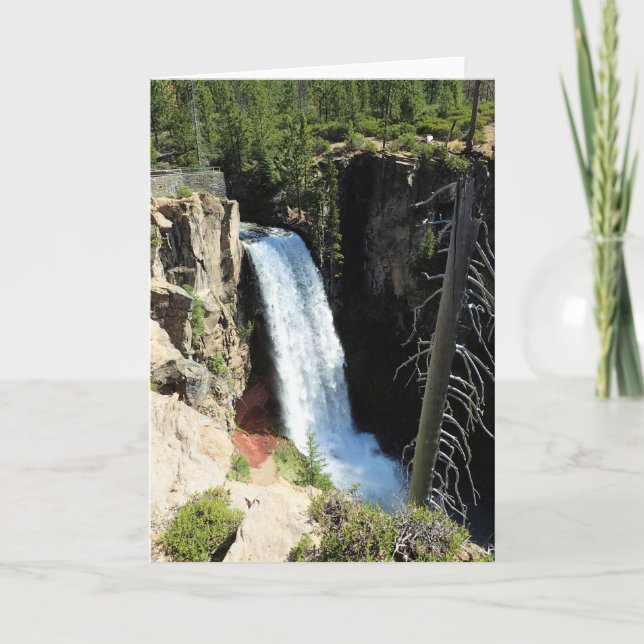 Tarjeta Cataratas Tumalo, Bend, Oregón (Anverso)
