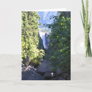 Tarjeta Cataratas Vernales, Parque Nacional Yosemite, CA