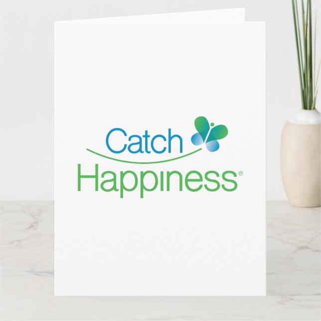 Tarjeta Catch Happiness® Card ~ Blank Inside  (Anverso)