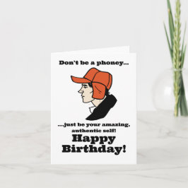 Tarjeta Catcher in the Rye Holden Caulfield Birthday 
