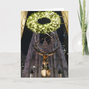 Tarjeta Catedral de Atlas y San Patricio, Navidades, Nueva