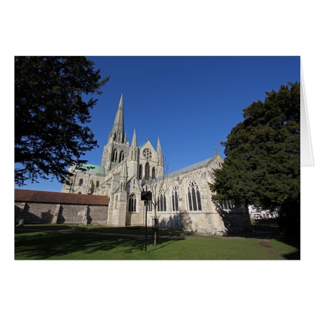 Tarjeta Catedral de Chichester (Anverso (Horizontal))