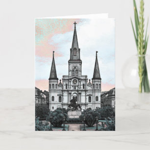 Tarjeta Catedral de Nueva Orleans