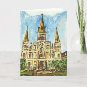 Tarjeta Catedral de Nueva Orleans