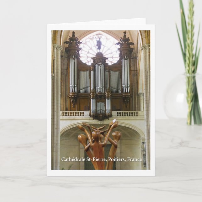 Tarjeta Catedral de Poitiers (Anverso)