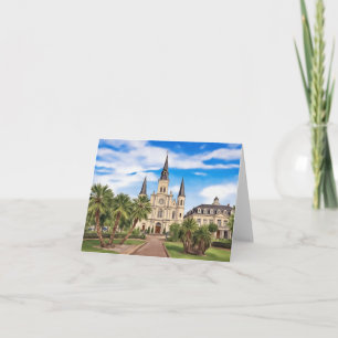 Tarjeta Catedral de San Luis de Nueva Orleans