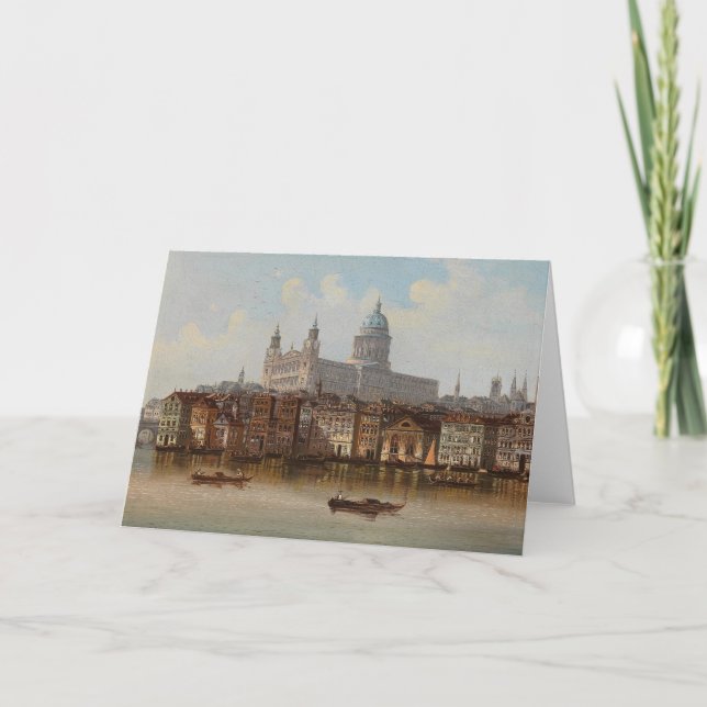 Tarjeta Catedral de San Pablo | Johann Wilhelm Jankowsky (Anverso)