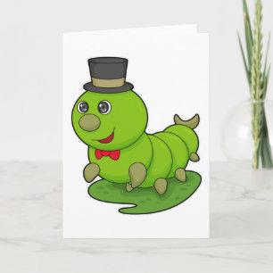 Tarjeta Caterpillar como Caballero con Cilindro