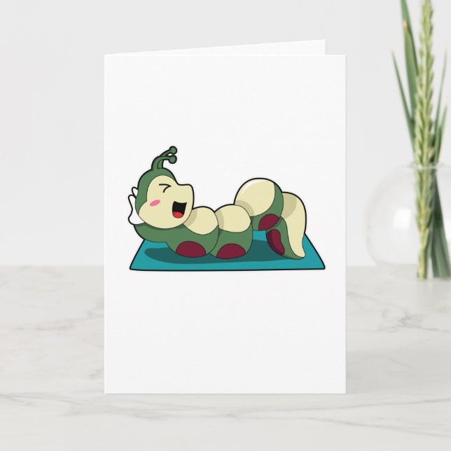 Tarjeta Caterpillar durante el entrenamiento de fitness (Anverso)