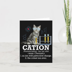 Tarjeta Cation - Gracioso Gato de Maestros de Humor y Cien