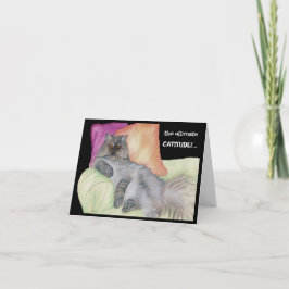 Tarjeta ¡CATITUD humorística!