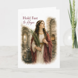Tarjeta católica de cumpleaños de Santa Filomena