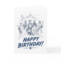 Tarjeta Católica de Cumpleaños Llamado a Algo Mayo