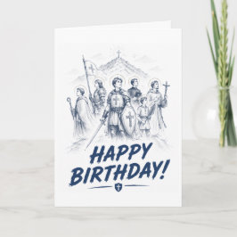 Tarjeta Católica de Cumpleaños Llamado a Algo Mayo