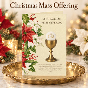 Tarjeta Católica de Navidad para Vocación de Semin