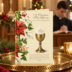 Tarjeta Católica de Navidad para Vocación Seminari