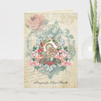 Tarjeta católica Mary Virgin para la religión