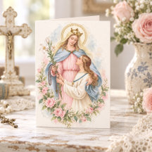 Catolico Rosario Virgen María Antiguo