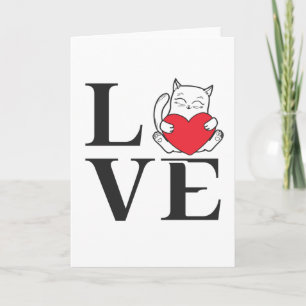 Tarjeta Cats de amor