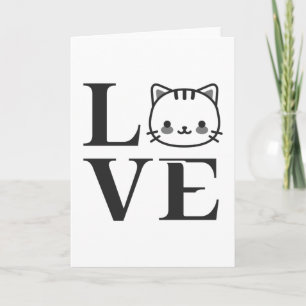 Tarjeta Cats de amor