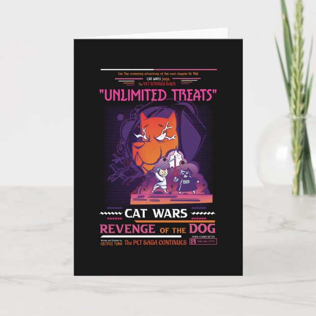 Tarjeta Cats Warrior (Anverso)
