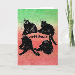 Tarjeta ¡Cattitude!