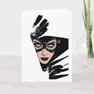 Tarjeta Catwoman El Ilustracion de cubierta está fuera de 