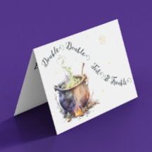 Tarjeta Cauldron de Bruja