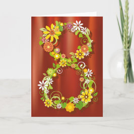 Tarjeta Causas para mujer internacionales del día de