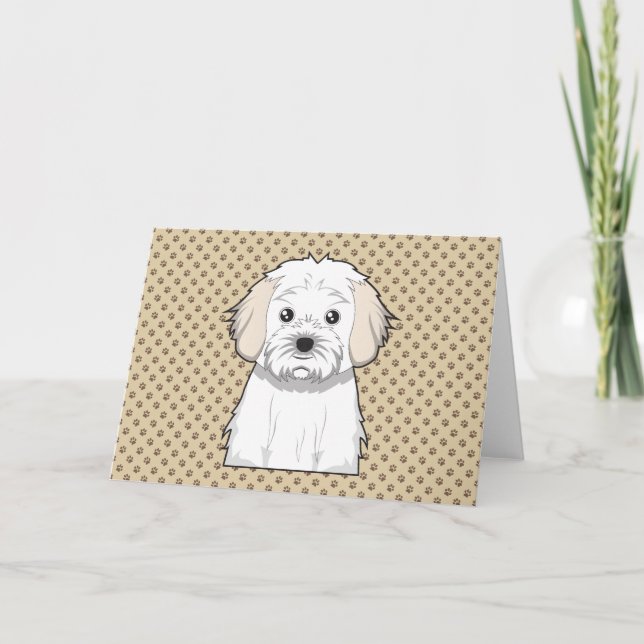 Tarjeta Cavachon Personalizado (Anverso)