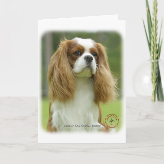 Tarjeta Cavalier King Charles Spaniel 9F097D-08 (Anverso)