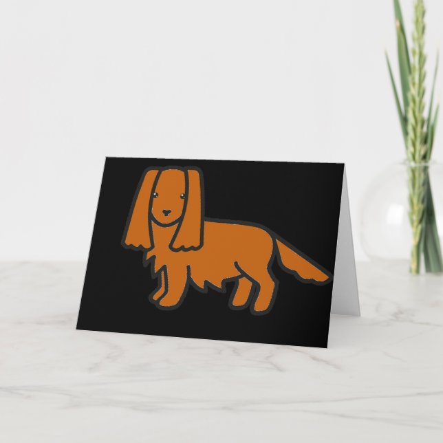 Tarjeta cavalier king charles spaniel ruby personalizado (Anverso)