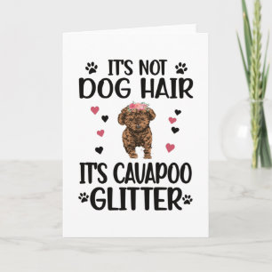 Tarjeta Cavapoo Perro amante Cavapoo Mamá Cavoodle Dueño d