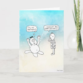 Tarjeta Cave Comics: ¡Es mi cumpleaños!