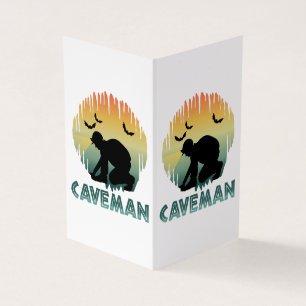 Tarjeta Caveman - Espeleología de castores