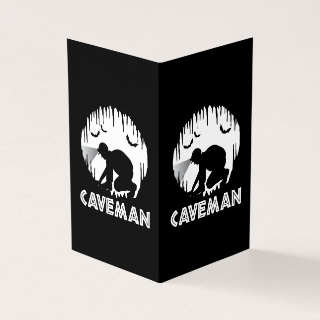 Tarjeta Caveman - Espeleología divertida (Exterior)