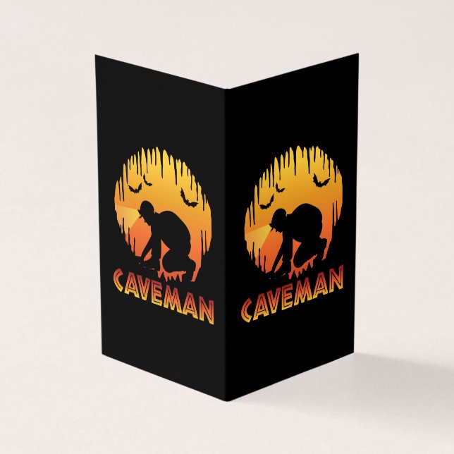 Tarjeta Caveman - Graciosa Espeleología De Caving (Exterior)