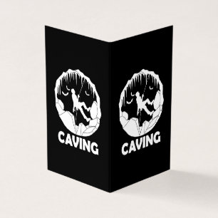Tarjeta Caving - Exploración de cuevas de espeleología