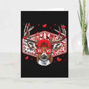 Tarjeta Caza de Ciervos Xoxo San Valentín Buck Boys Gorra 