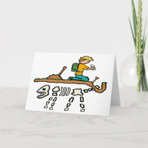 Tarjeta Caza de fósiles