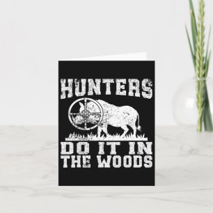 Tarjeta Caza de Hog Wild Hog Boar Feral Cazador de Cerdos