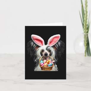 Tarjeta Caza de huevos de pascua de perro de chiripa