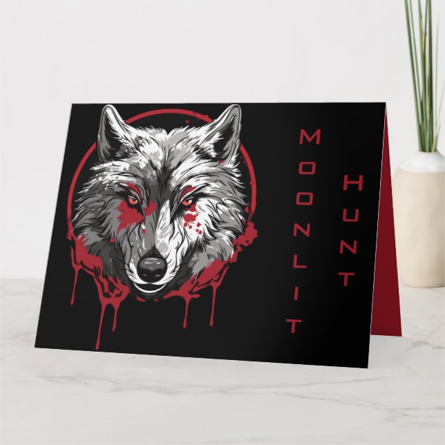 Tarjeta Caza de la luna (Anverso)