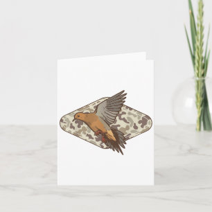 Tarjeta Caza de palos Camuflaje del viejo Camo Hunter Homb