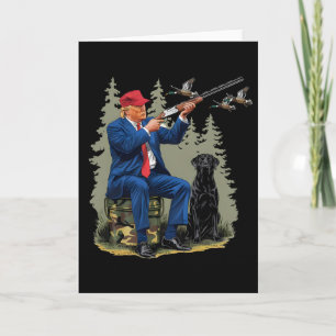 Tarjeta Caza de patos Trump Donald Trump Camuflaje de viej