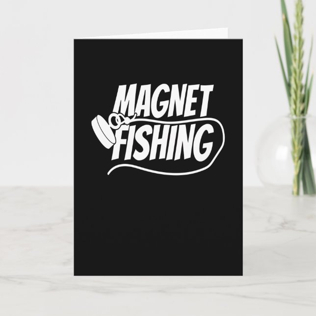 Tarjeta Caza de tesoros de pesca magnética (Anverso)